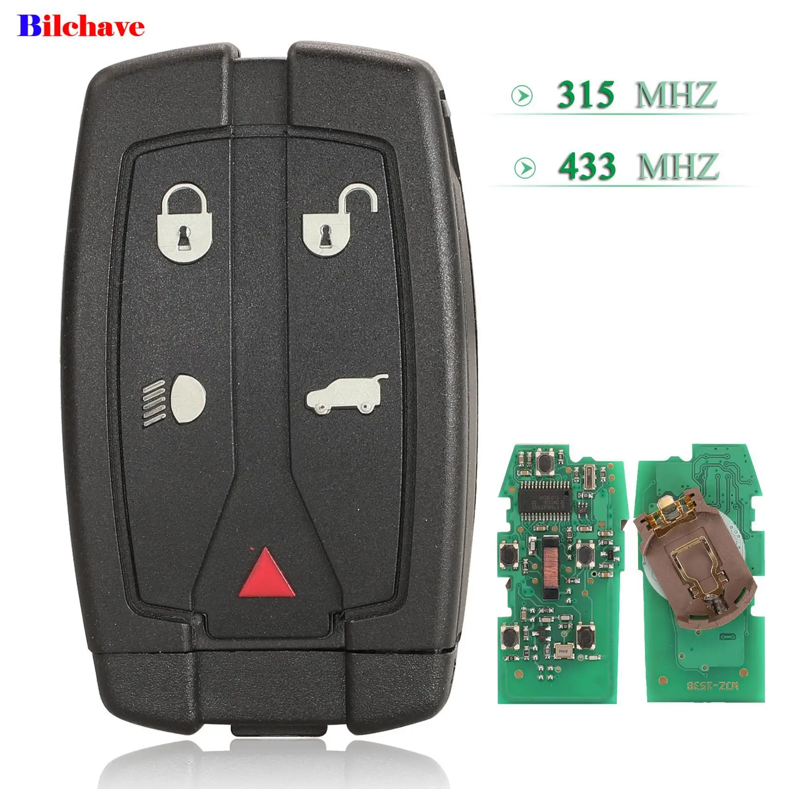 Умный ключ с 5 кнопками 315 МГц/433 МГц для Land Rover Freelander 2 3 LR2 Sport Fit Range замена |