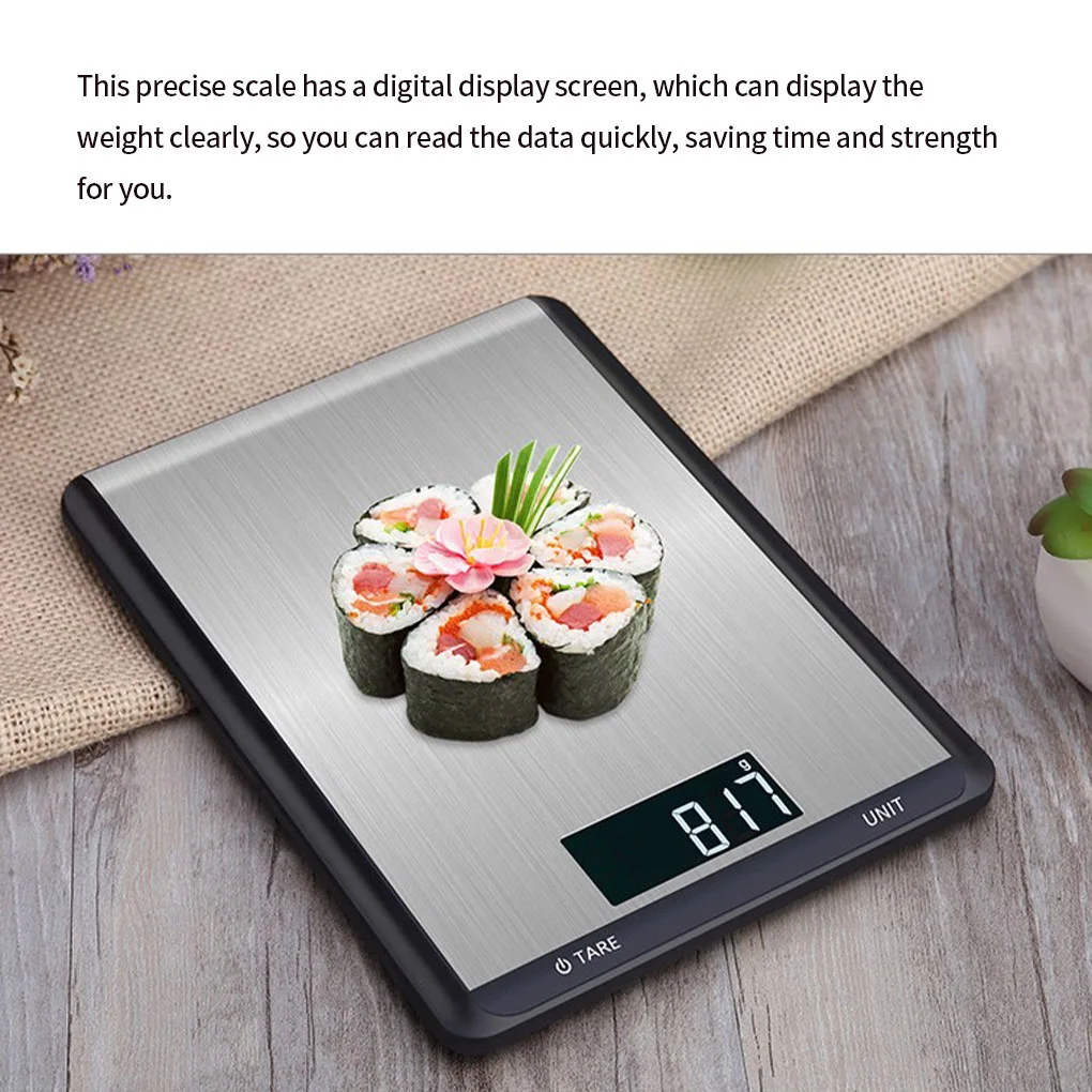 

Кухонные весы для пищевых продуктов, цифровые весы для выпечки, Электрический измерительный прибор, электронный кухонный Многофункциональ...