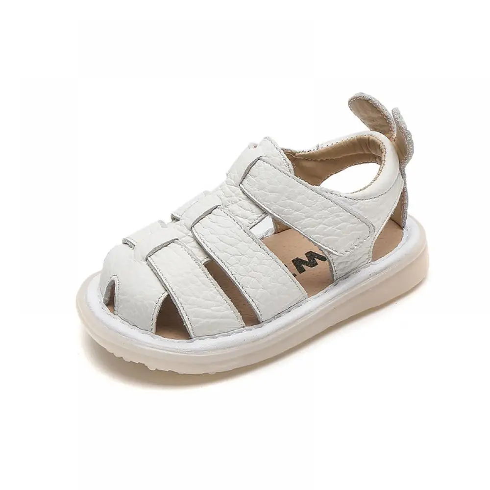 

New Arrival Baby Sandals Soft-Sole Learning Shoes for Boys and Girls with Breathable Genuine Leather, Ideal for Summer