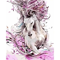 gatyztory horse animals diy painting by numbers for adults children 40x50cm frame on canvas modern home living room photo custom