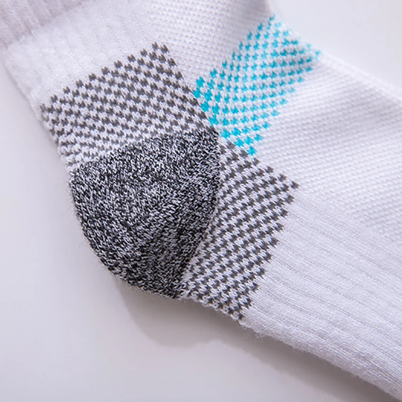 5 Pairs/Pack  Cotton Terry Foot Ankle Socks Men Sports Short Socks Fitness Breathable Quick Dry Short Sock For Cycling Plus Size