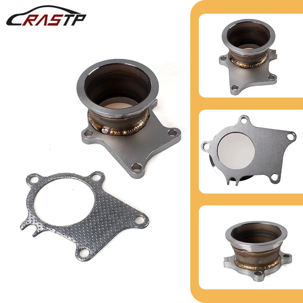 

RASTP-Free Shipping for T3/T4 Turbo 5 Bolt to 3" V-Band Flange Adaptor Stainless Steel Adapter Turbine RS-BOV087