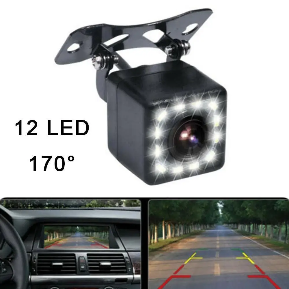 

Car Universal Rear View Camera 170° Wide Angle Reverse Parking IP68 Waterproof CCD LED Auto Backup Monitor HD Night Vision Image