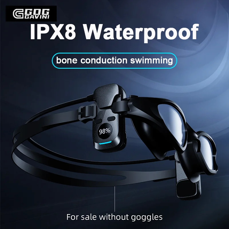 Bone Conduction Headphone Wireless Bluetooth Earphones Mp3 Music Player Hifi 8G Memory IPX8 Waterproof Swimming Headset with Mic