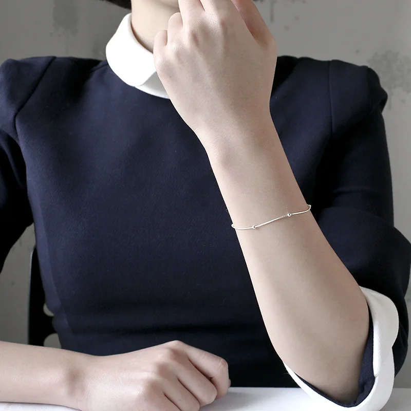 MSB025 модный стильный браслет из стерлингового серебра 925 пробы юбилейная