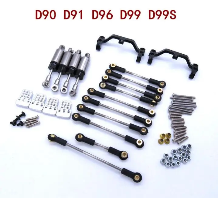 

MN D90 D91 D96 D99 D99S RC car upgrade Metal tie rod base Shock absorber