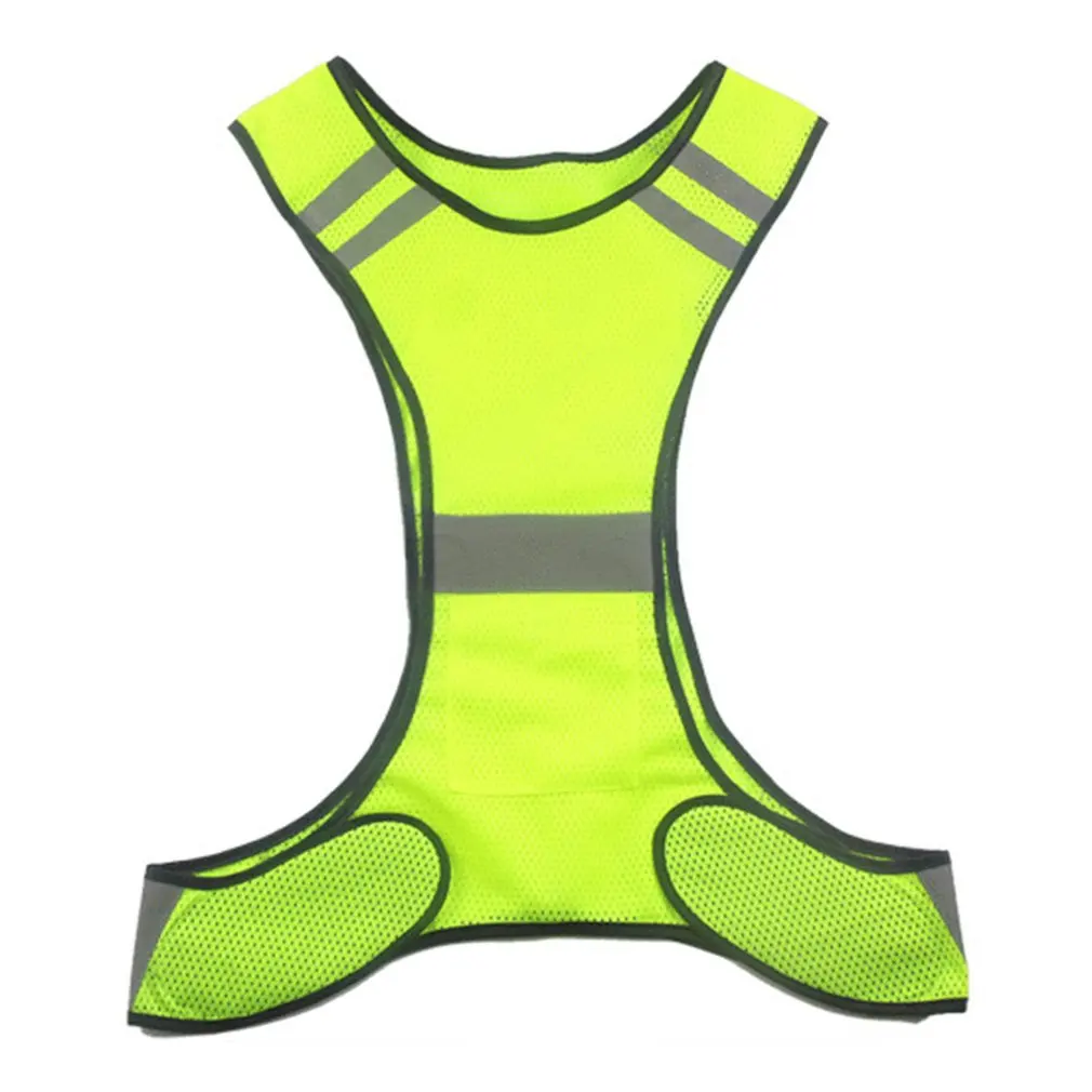 

Upgrade pocket night running riding reflective vest high Visibility Night Protective Vest For Running Cycling Traffic Safety
