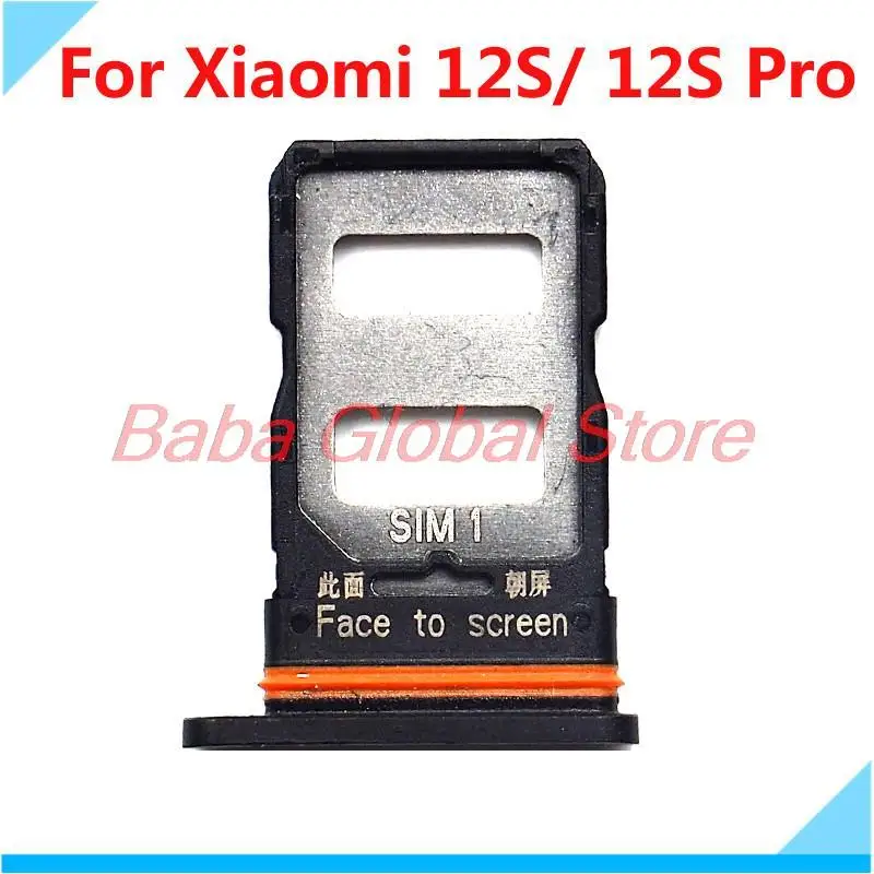 

Лоток для sim-карты для Xiaomi 12S, 12S Pro, слот для sim-карты, адаптер для гнезда, запасные части