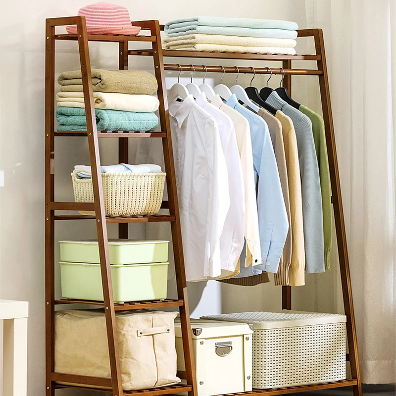 

Rail Hanger Clothing Rack Coat Nordic Standing Standing Hanger Clothes Bedroom Wieszak Meblowy Hallway Furniture WWH36XP