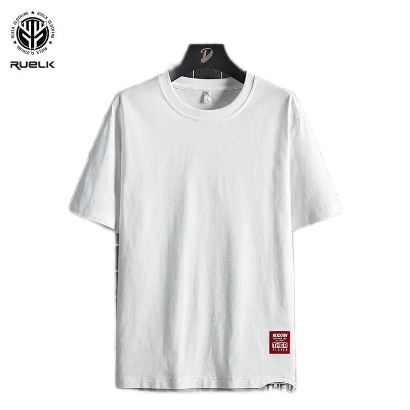 

Футболка мужская с коротким рукавом, Модный пуловер с круглым вырезом, верхняя одежда, Облегающая рубашка, в Корейском стиле, на лето