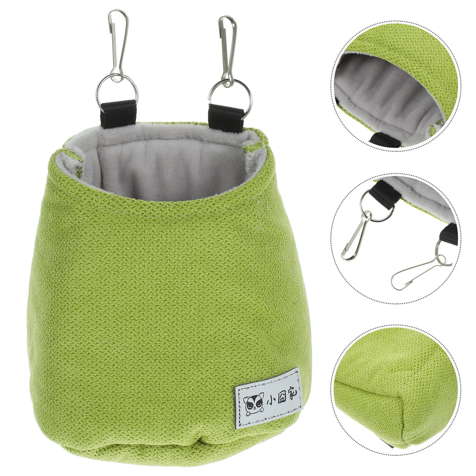 

Guinea Accessories Lovely Chinchilla House Sugar Gliders Hut Hanging Nest Hamster Hideout Cotton Cage Household Pouch Bed