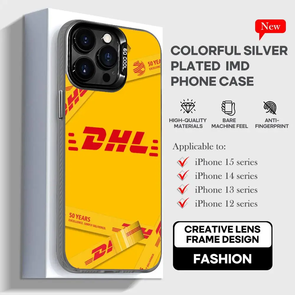 Роскошный международный чехол для телефона Express D-DHl черный цветной серебристый