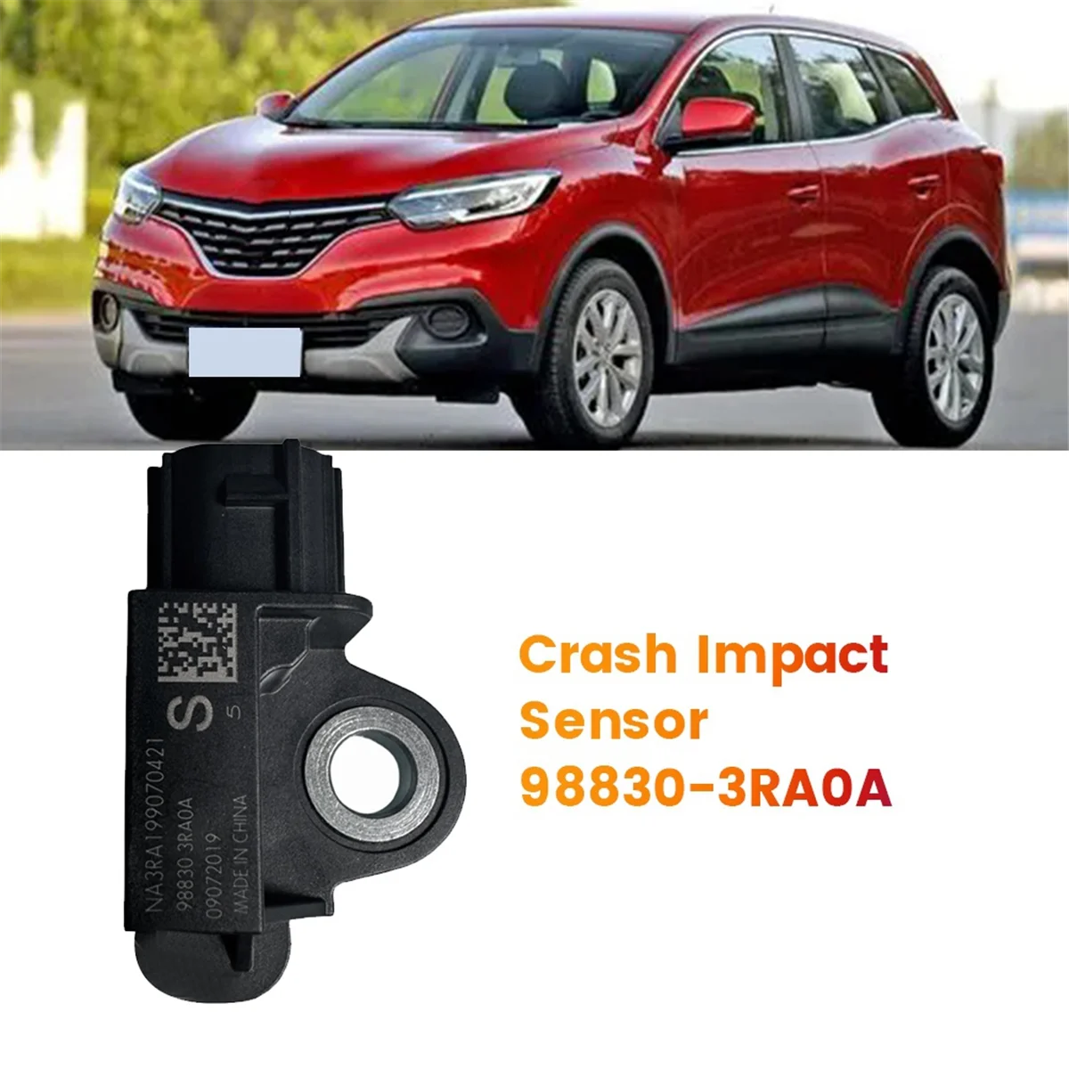Автомобильный датчик удара 98830-3RA0A для Renault Kadjar Nissan Qashqai X-Trail T32 Dualis 2014-2019 988303RA0A