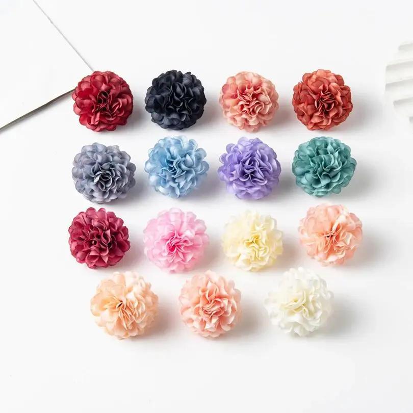 

Искусственные цветы, шарики, хризантемы, Свадебный Скрапбукинг, Рождество для домашнего декора, венки, головной убор, рукоделие, искусственные цветы, 20 шт.