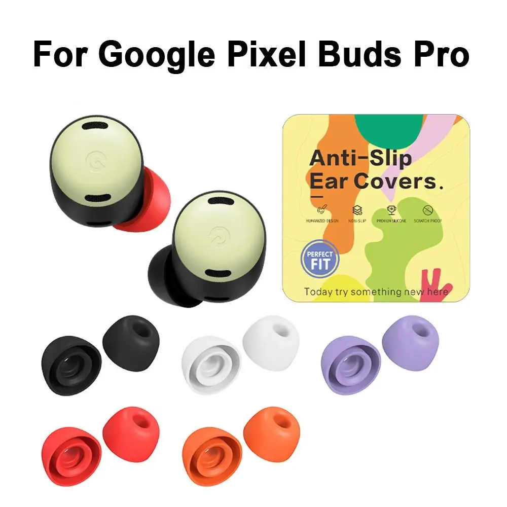

5 Pairs New Protective Anti-slip Headphone Silicone Earbuds Eartips Ear Pads Earplugs For Google Pixel Buds Pro