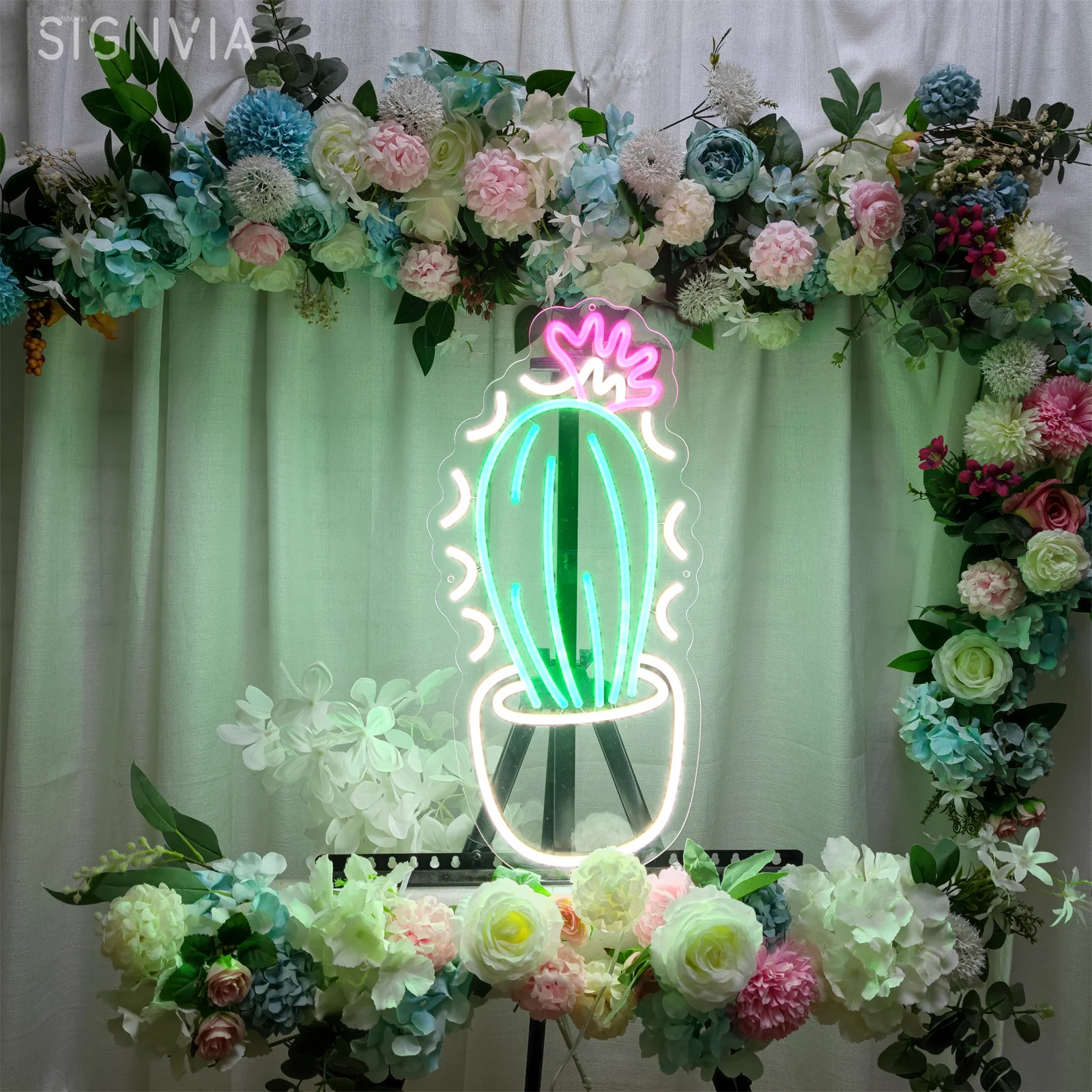 

Cactus Neon Sign LED Night Light for Party Birthday Decor USB Neon Signs Bedroom Party Room Wall LED Decoration Gifts for Kids