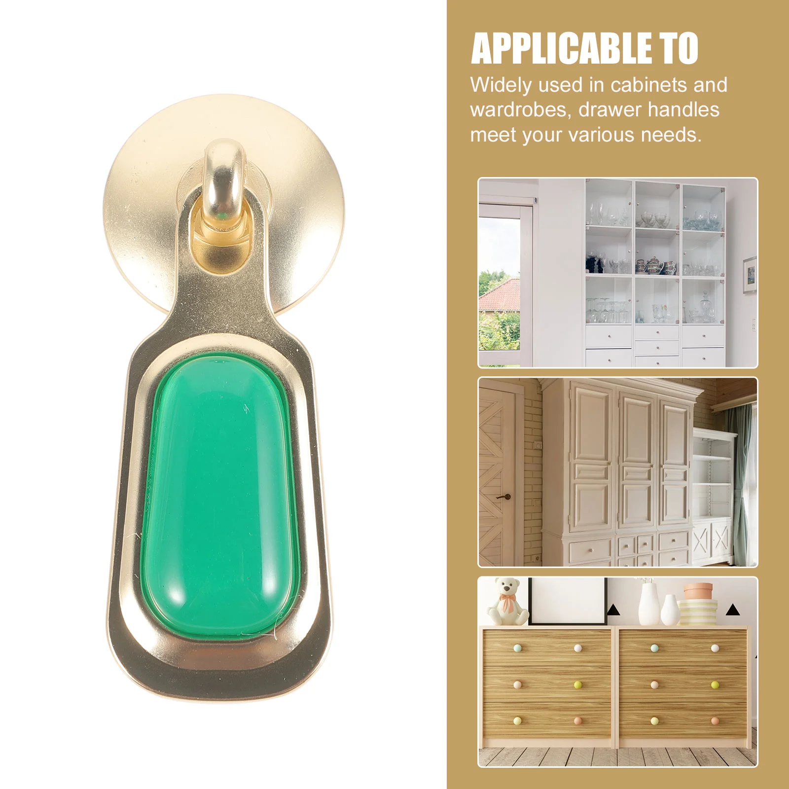 Китайская нефритовая подвесная ручка из цинкового сплава инкрустированная