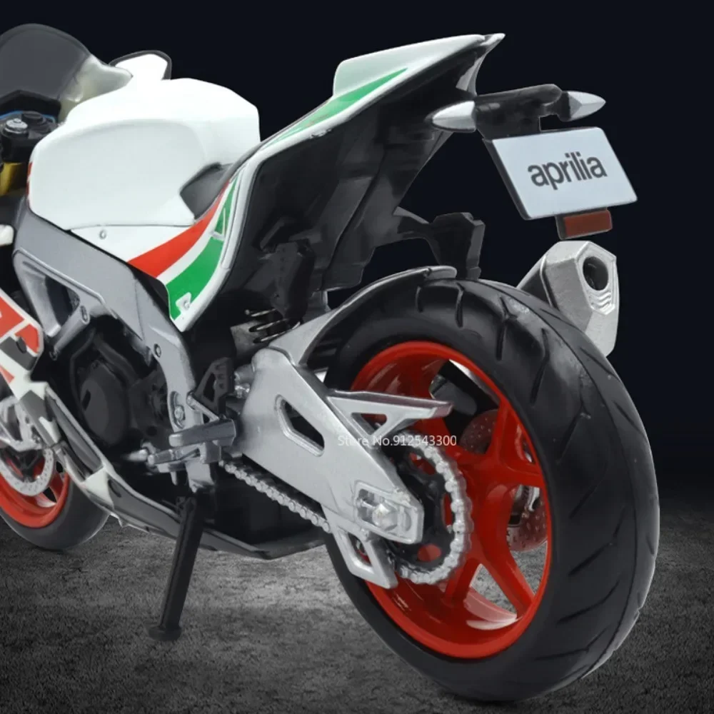 Масштаб 1:12 Aprilia RSV4 RR1000 модель мотоцикла игрушка из сплава литой под давлением