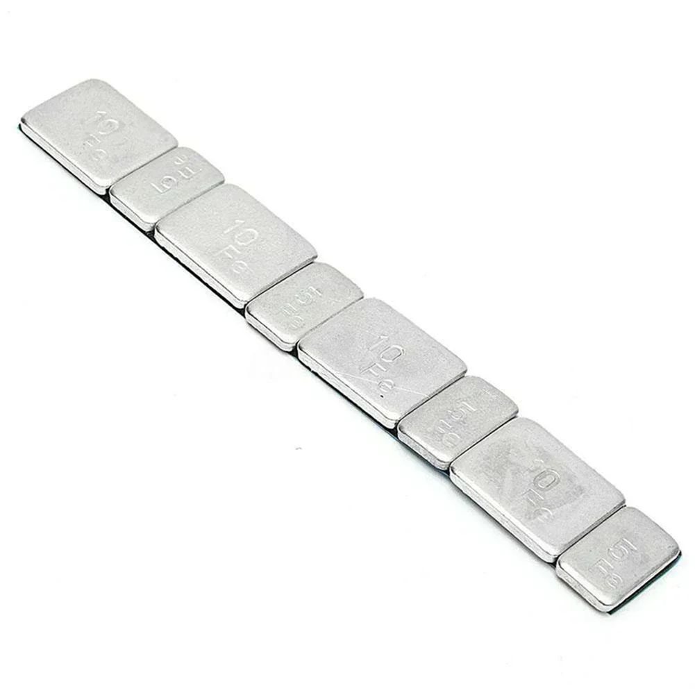 Фото 10 шт., 60 г, универсальный клей для мотоциклов, грузовиков, железные колеса, балансировочные грузики для шин, наклейка для балансировки шин, автоаксессуары №4