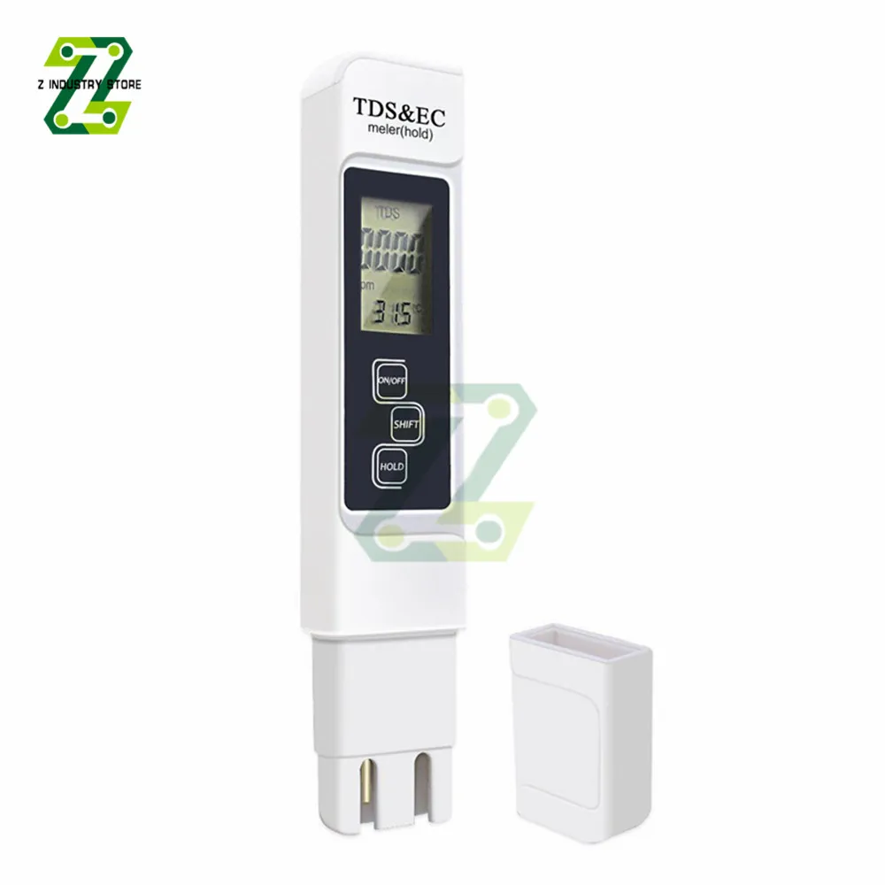 Цифровой измеритель качества воды TDS/EC/TEMP тестер в виде ручки цифровой ЖК-тестер
