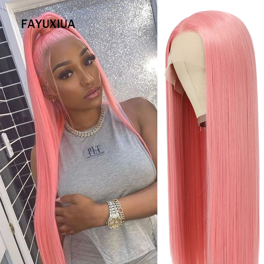 Synthetic Lace Front Wig Perruque Femme Synthetic Hair Lace Wigs on Sale Clearance High Quality Glueless Wig Cosplay Blonde Wigs