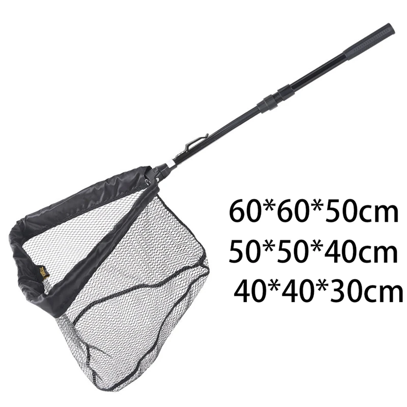 

HONOREAL Retractable Fishing Net Telescoping Foldable Landing Net Pole Folding Landing Net For Fly Fishing