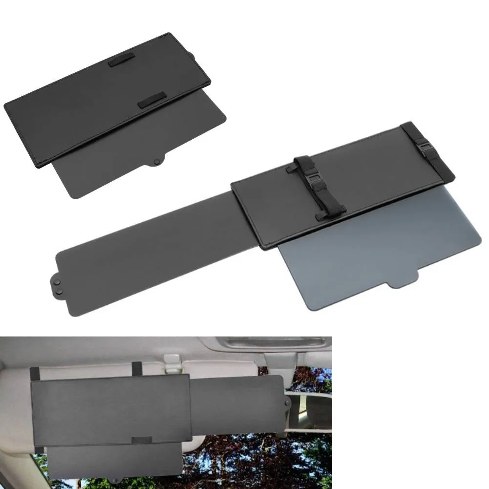 

Car Visor Extension Extender Shield Front Side Casement Shade Anti-Glare Truck Universal 31*13cm Lens Version Universal For Cars