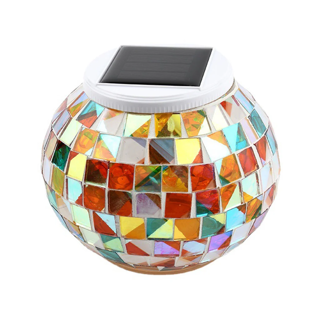 

Decorative Outdoor Mosaic Design Solar Light Garden Landscape Waterproof Light