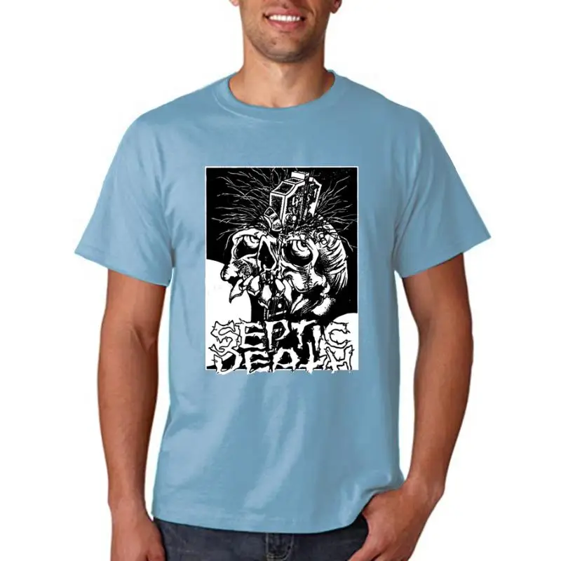 

Title: Septic Death-Hardcore Punk Band Black T _ SHIRT-SIZES S to 7xl