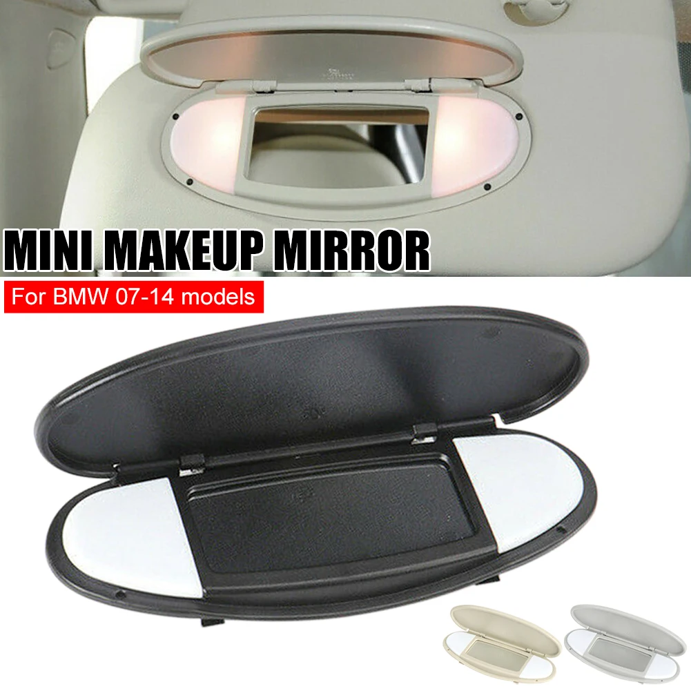 

Car Sun Visor Makeup Mirror Cosmetic for BMW Mini R55 R56 R60 2007-2014 Flip Cover Illuminated Auto Interior Makeup Mirror Cover