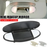 car sun visor makeup mirror cosmetic for bmw mini r55 r56 r60 2007 2014 flip cover illuminated auto interior makeup mirror cover
