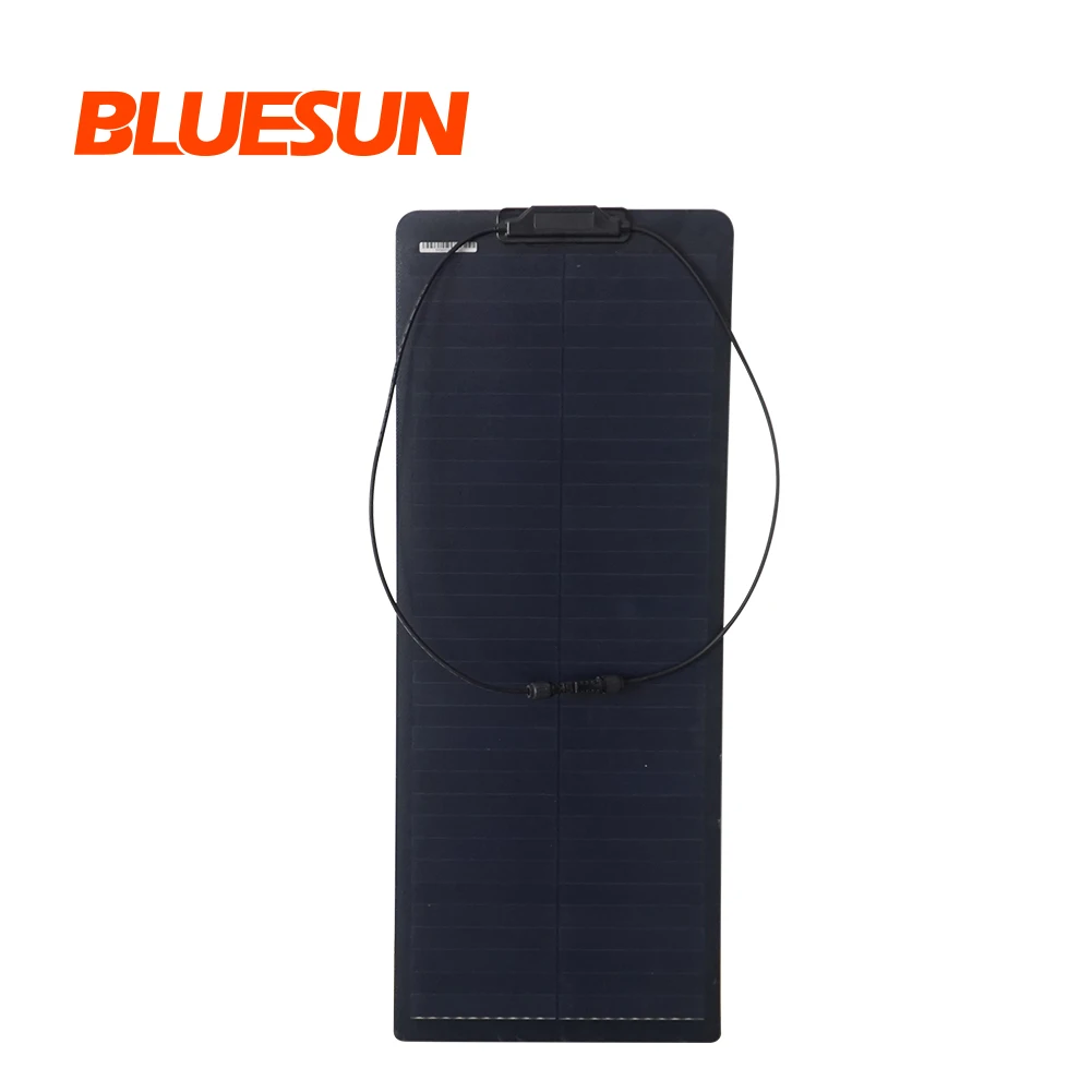 

Semi flexible solar panel mono full black flexible solar panel 100w 160w 200w 300w foldable solar panel