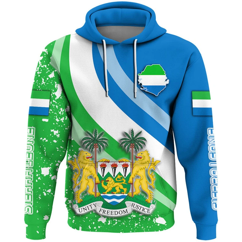 Мужская толстовка с капюшоном и длинным рукавом 3D-принтом