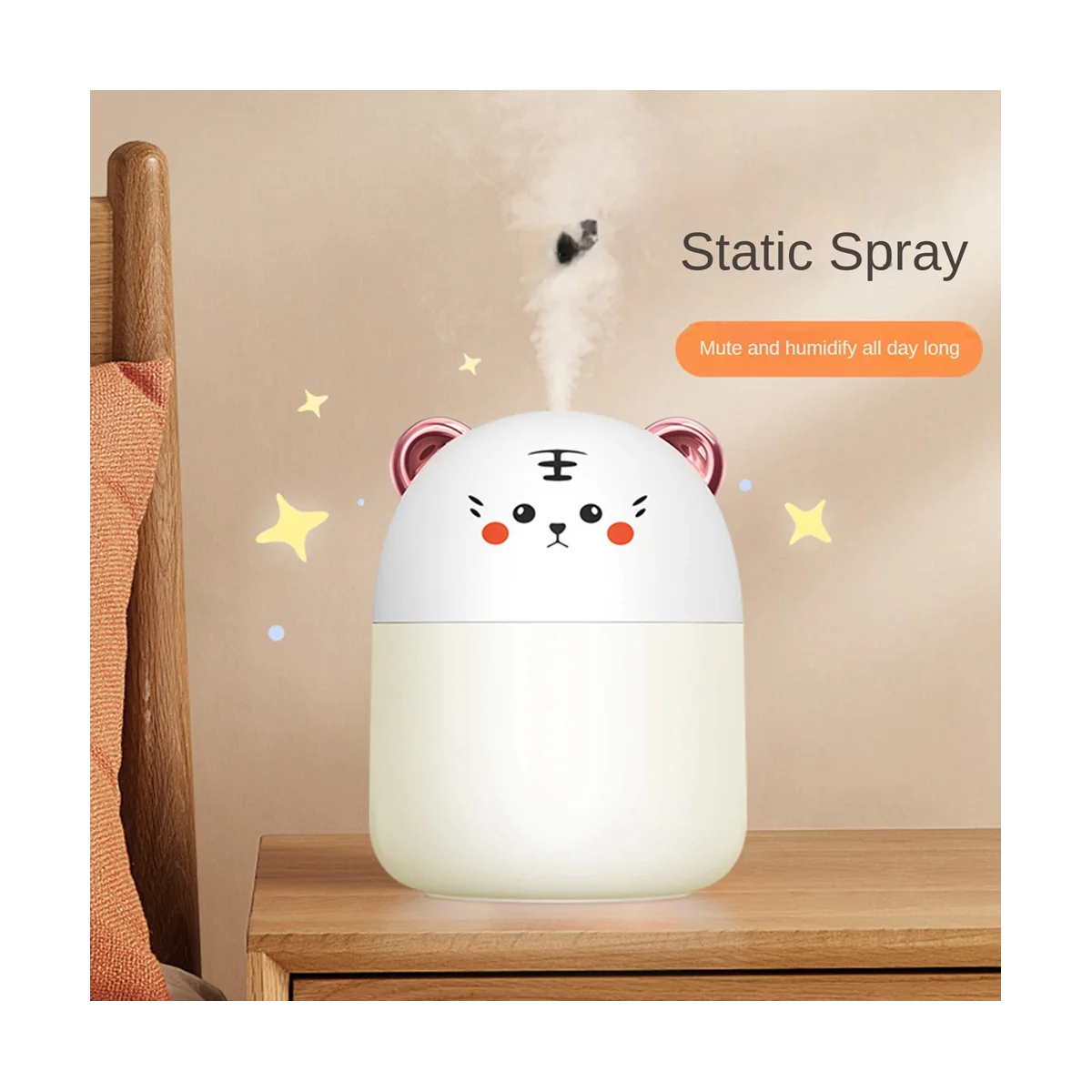 250 мл мини-увлажнитель для очистки воздуха с милыми домашними животными