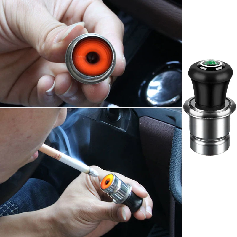 

12V Portable Car Socket Cigarette Lighter Flammable for Skoda Logo Octavia A7 Superb Kamiq Yeti Karoq Kodiak Tour RS Fabia Rapid