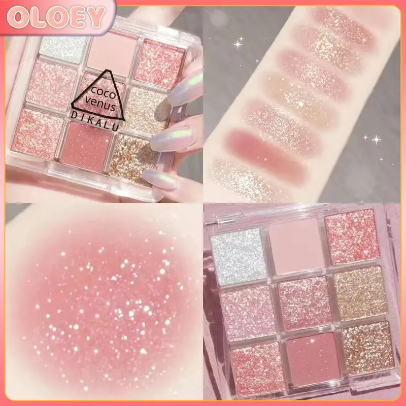 

5 Styles Beauty Eyeshadow Tray Matte Shimmer Eyeshadow Palette Charming Eye Comestic Shadows Foggy Makeup Pigment Powder TSLM1