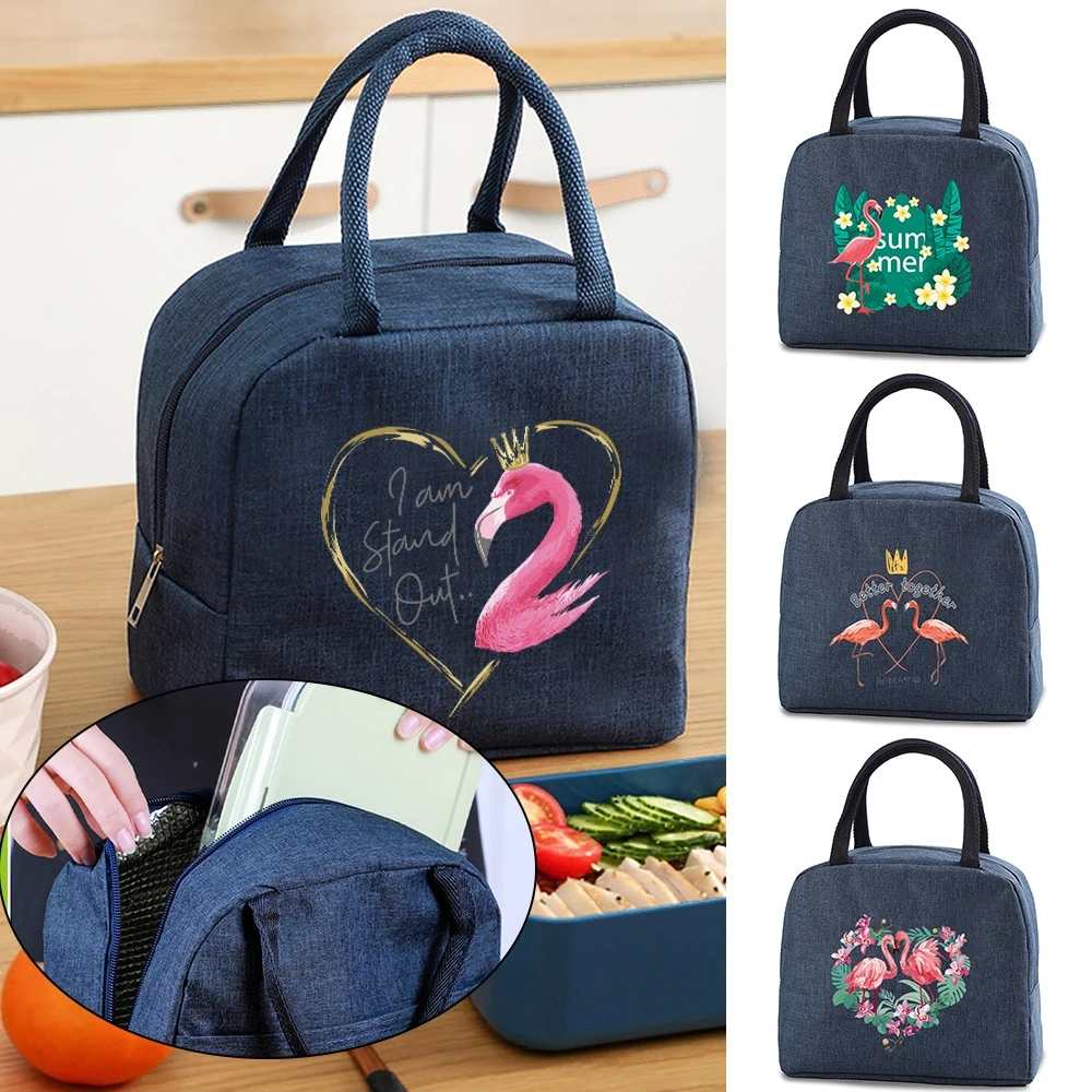 

Thermal Lunch Bags Women Picnic Carry Box Insulated Portable Lunch Box Bento Pouch Lunch Container Food Cooler Storage Bags