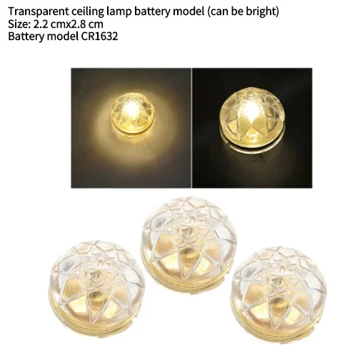 Настольная лампа для кукольного домика Миниатюрная миниатюрная яркая настенная