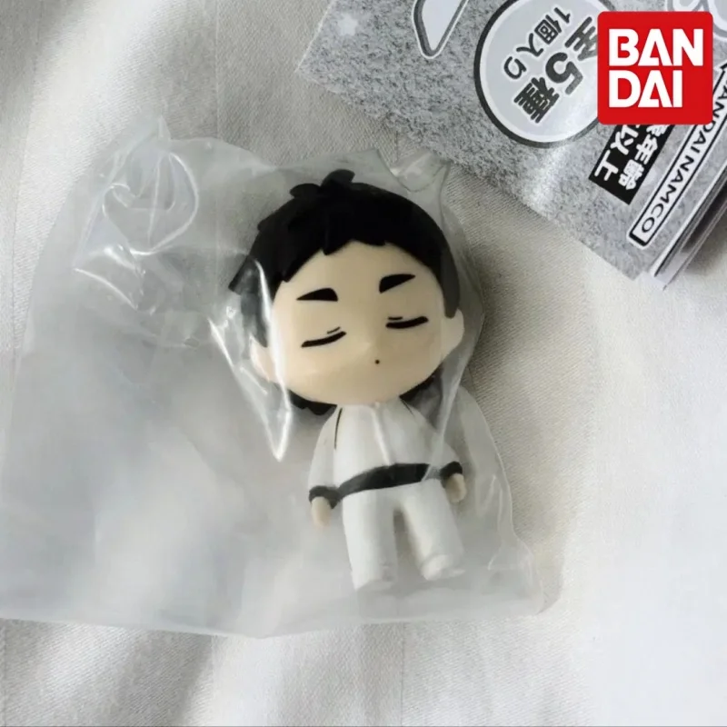 Фото Коллекционные мини-фигурки Bandai Namco Haikyuu Gashapon (спящие персонажи, 4,5 см): Оикава Тоору, Мия Ацуму, Мия Осаму, Бокуто Котаро, Акаши Кэйджи №4