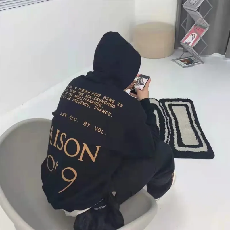 

High Street Hip Hop Casual Loose Hooded 2022 Autumn And Winter Man New Korean Oversize Long Sleeve Personality Sweatshirts