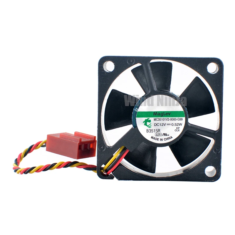 MC35101V2-0000-G99 3 5 см 35 мм вентилятор 35x35x10 DC12V 0 52 Вт 3-контактный тихий микровентилятор