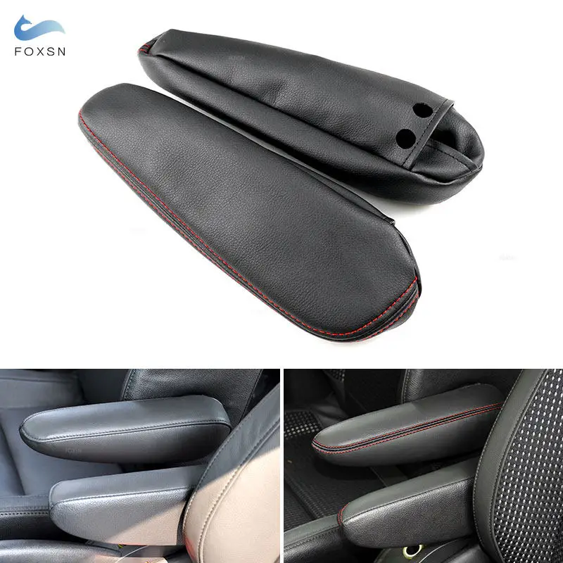 

Для Citroen C4 Peugeot 307 2008 2009 2 шт. автомобильные аксессуары подлокотник для бокового сиденья ручка кожаный чехол из микрофибры защита отделки