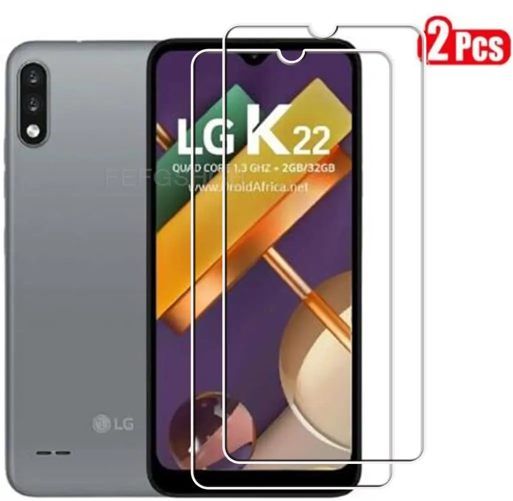 HD защитное закаленное стекло для LG K22 + 6,2 