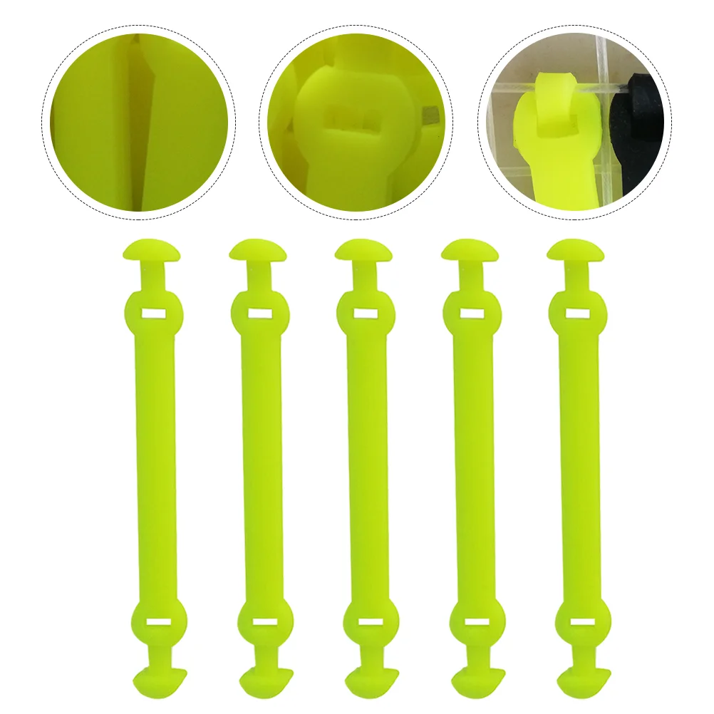

5Pcs Silicone Tennis Racket Vibration Dampeners Long Buckle Silicone Dampeners