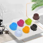 Принадлежности для фильтра кофейного кафе, кофейная посуда, капсулы, многоразовая чашка, подарок, мягкие многоразовые ситечко, корзины, пластиковые, цвета, чай