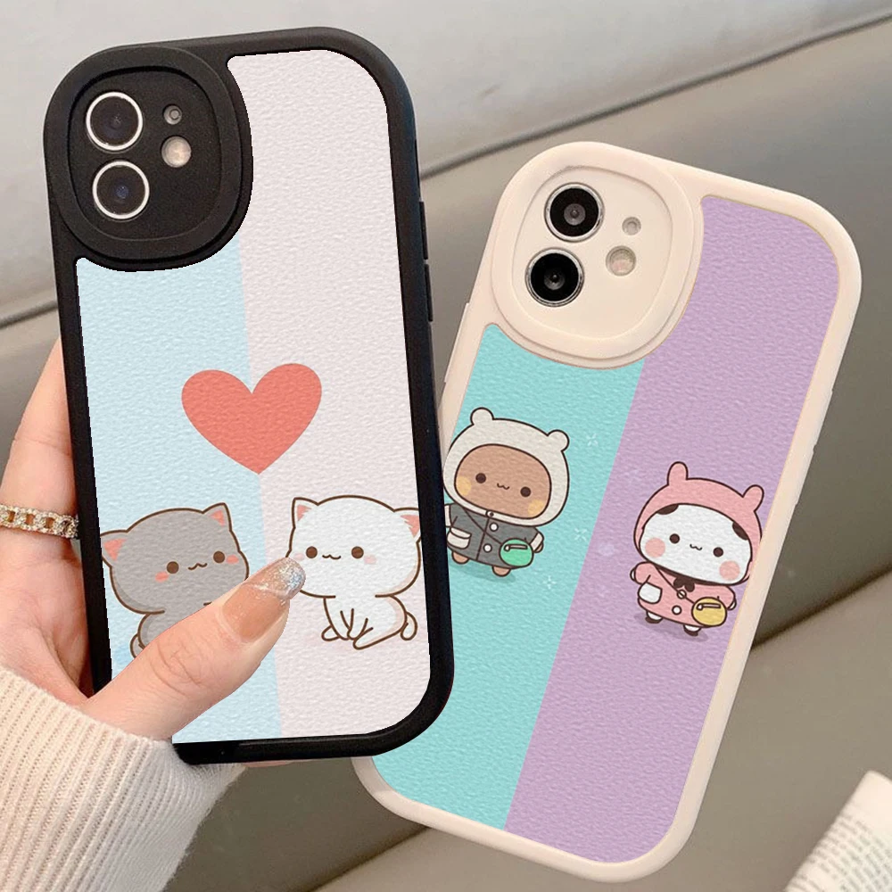 

For Iphone Cute Happy bunny Sunny Phone Case For Iphone 13 12 11 14 Pro MAX MiNi 7 8 14 Plus XS XR 13pro Covers