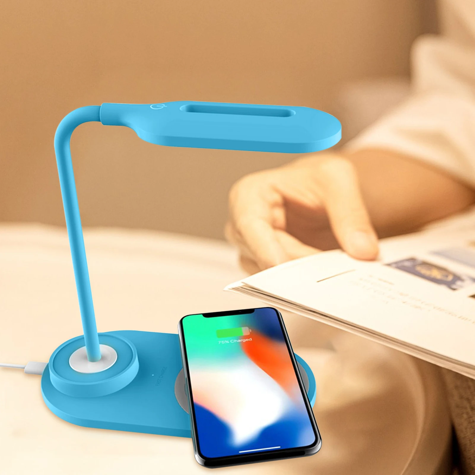 Светодиодная настольная лампа без сердечника с чувствительным сенсорным