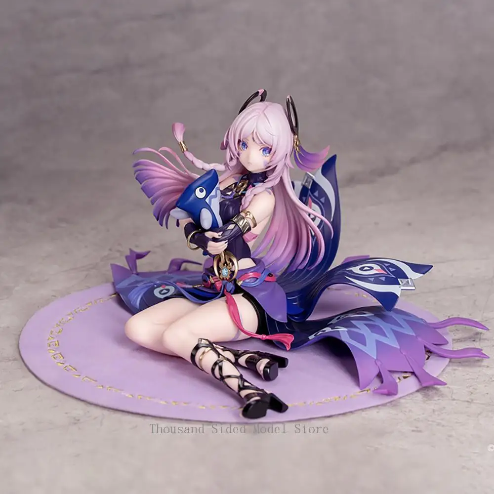Фото В наличии Оригинальная микрослалия Myethos Genshin Impact Obsidian Opalstar Ver. 1/8 аниме фигурка модель игрушки 10,2 см подлинная Коллекционная №3