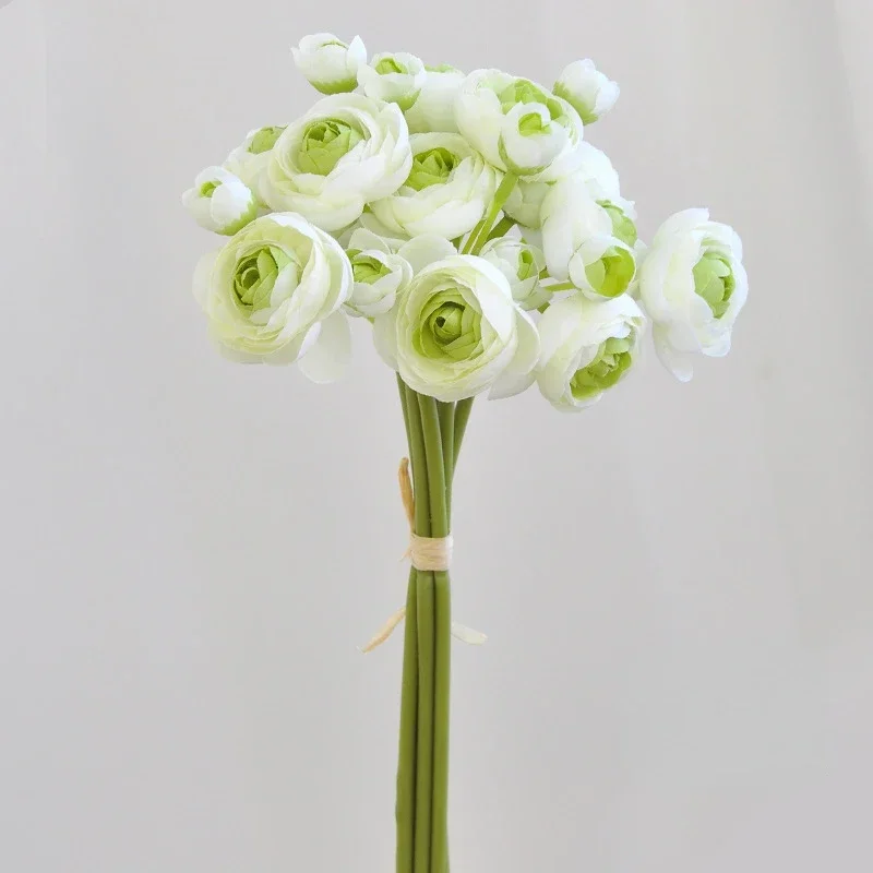 

Искусственные чайные розы Milleuca Green Aloes