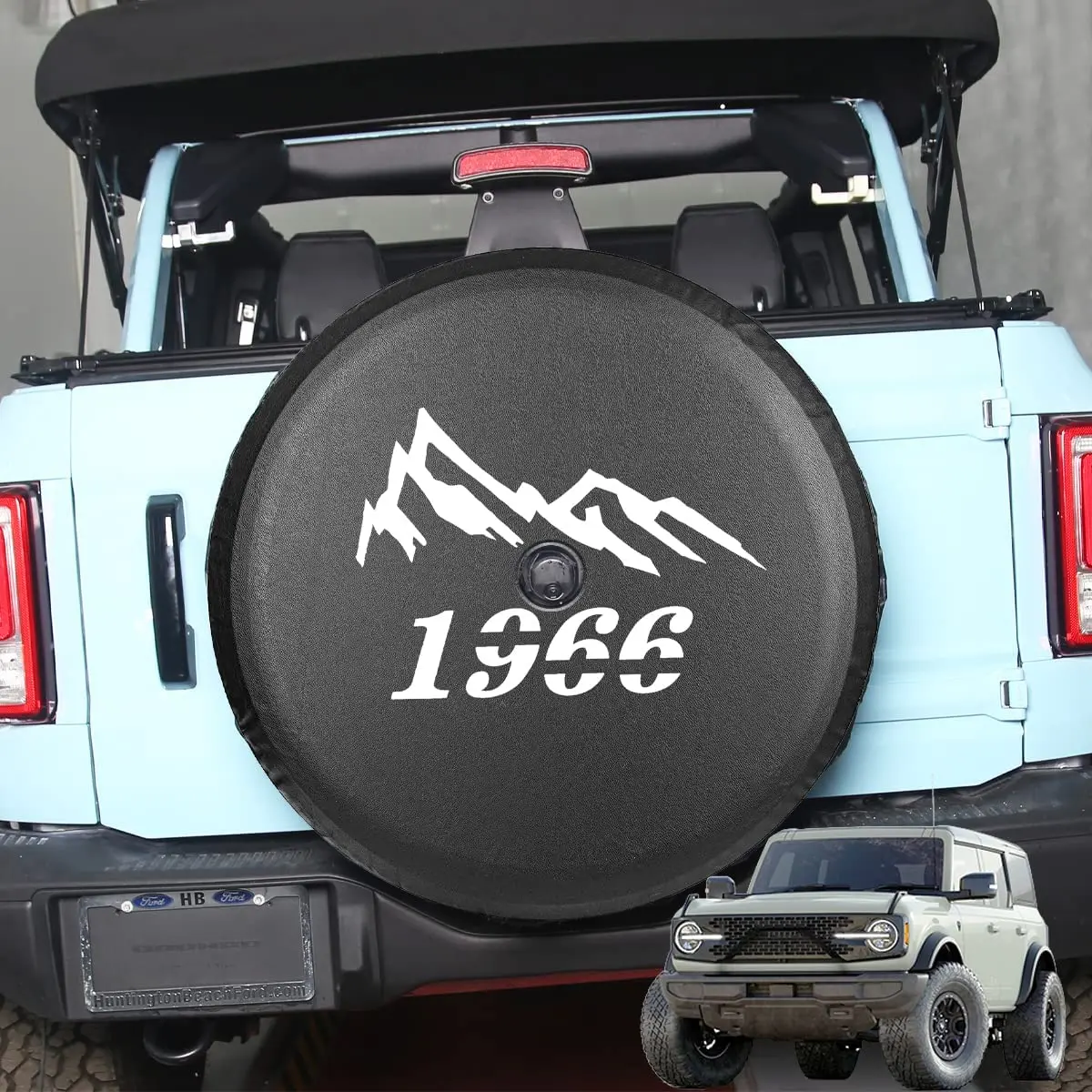 

Запасная покрышка YIKUN 32 дюйма для Ford Bronco 6th 2021 2022, водонепроницаемая и Пыленепроницаемая Защитная шина, резерв материала из ткани Оксфорд